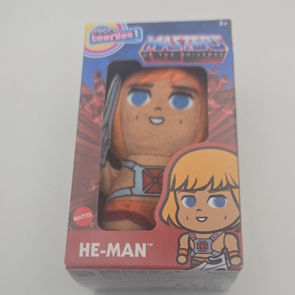 Micro Teenies! Masters of the Universe HE-MAN Mini Plush – New in Box